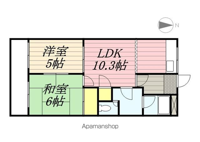 【メゾンクレージュの間取り】