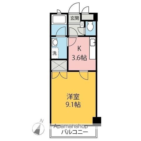 国領ハイツ三千鶴の間取り写真