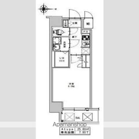 SーRESIDENCE江坂Alegriaの間取り写真