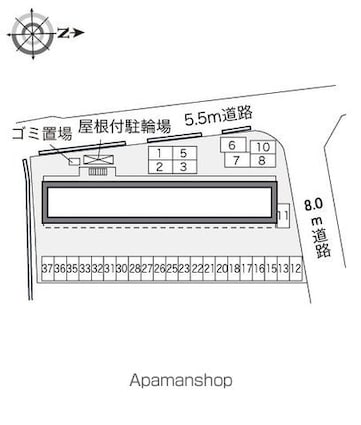 レオパレス松山インター[1K/31.33m2]の共用部2
