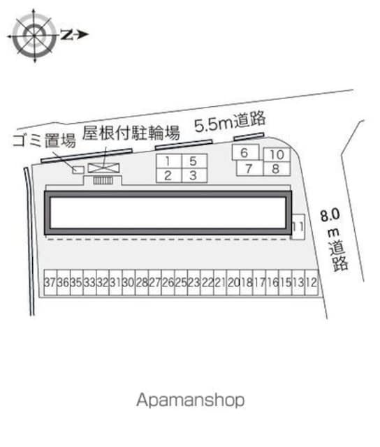 レオパレス松山インター[1K/31.33m2]の共用部2