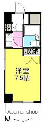 アルファ藤塚町７０１号[1K/20m2]の間取図