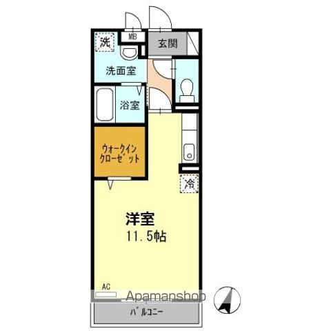 ヒルクレストの間取り写真