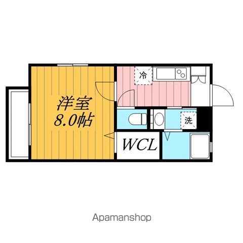 【千葉市中央区出洲港のアパートの間取り】