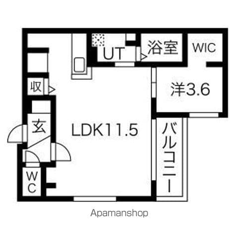 CASAAT平岸2NDの間取り写真
