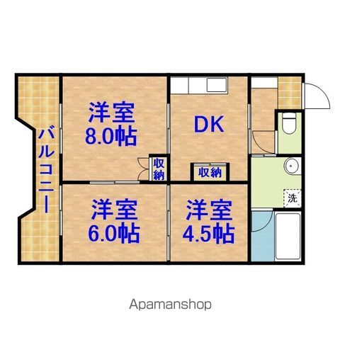 ロータリーパレス辰巳台の間取り写真