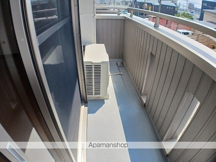 コーポ上流Ⅰ[1R/40m2]のバルコニー