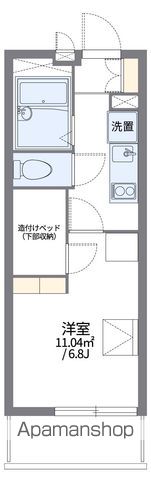 レオパレスメモラブルIの間取り写真