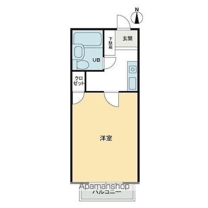 ＭＫドリーム[1K/21.12m2]の間取図