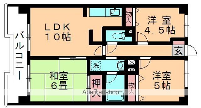 ファインビュー千葉の間取り写真