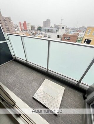 レジディア中目黒Ⅱ[1K/24.89m2]のバルコニー