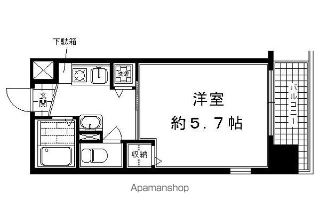 エステムコート京都河原町プレジールの間取り写真