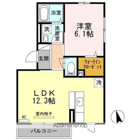 オランジュリの間取り写真
