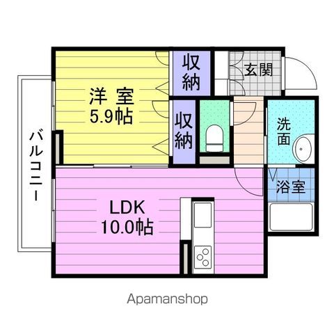 RM3 Cの間取り写真