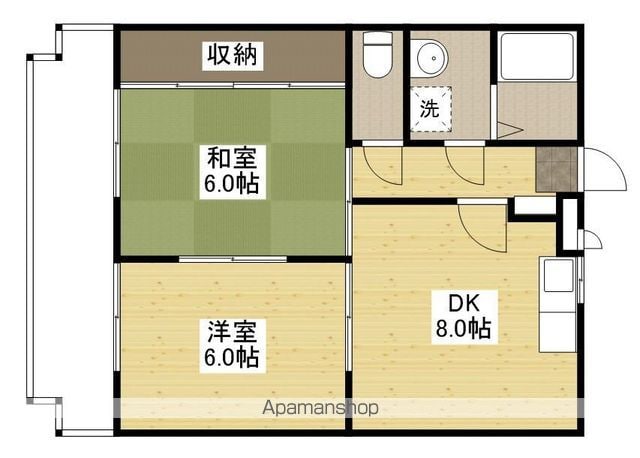 メゾンゆきの間取り写真