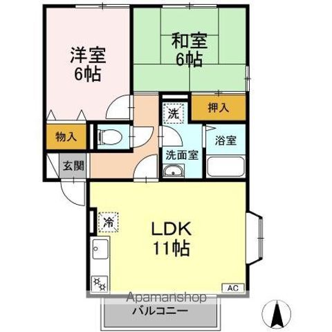 マレッサパークの間取り写真