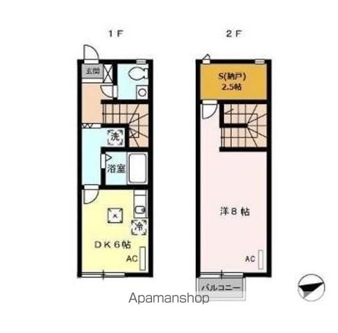 リースランド西原 C棟の間取り写真