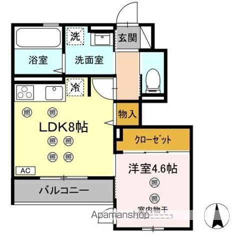 パル中倉の間取り写真