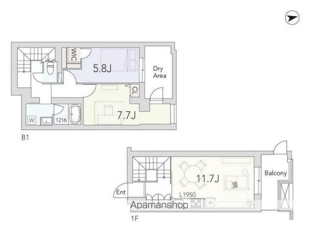 東京都世田谷区玉川台１丁目[2LDK/73.75m2]の間取図