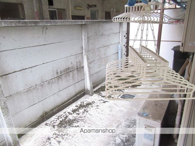 東京都立川市高松町２丁目[2DK/49.2m2]のバルコニー