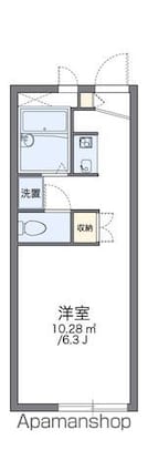 レオパレス菖蒲園[1K/19.87m2]の間取図