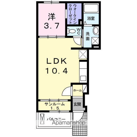 マーク・ピュアの間取り写真