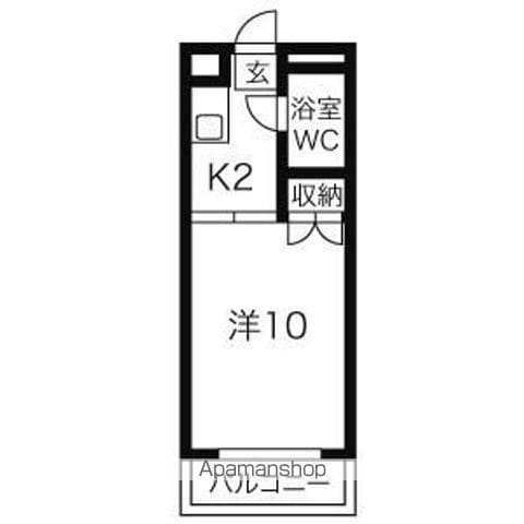 ラッキーキャットの間取り写真