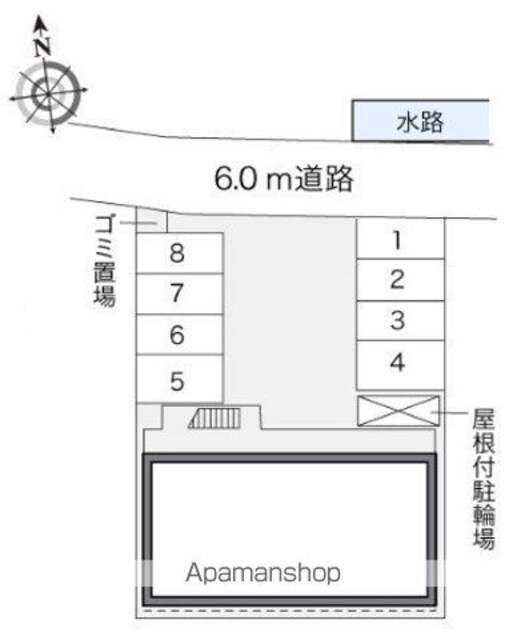 レオパレスエクレール松山[1K/22.35m2]の内装3