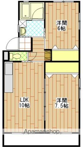 ベルモックの間取り写真