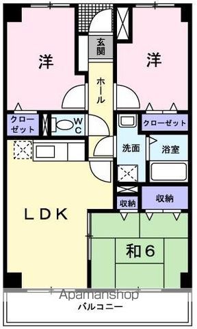 バッハヴィラの間取り写真