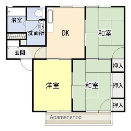グランドメゾン[3DK/53.22m2]の間取図