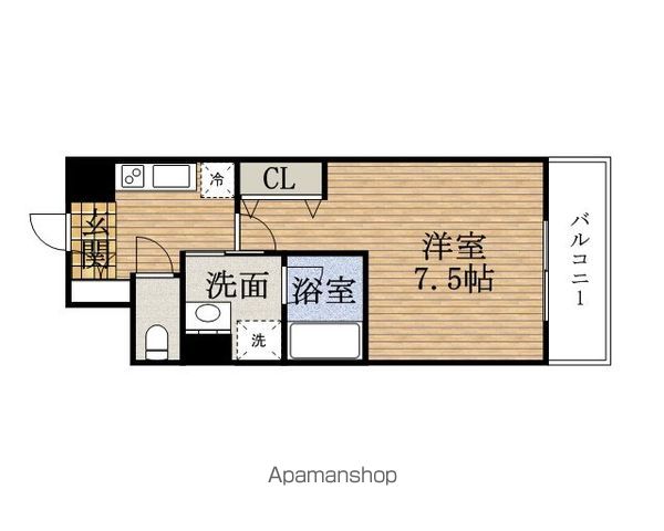 フォーチュン松屋町の間取り写真