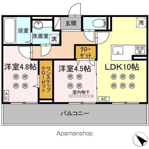 グランフォレ下南部の間取り写真