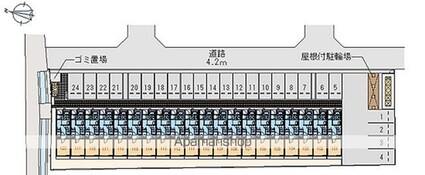 レオネクストモアー[1LDK/46.94m2]の配置図
