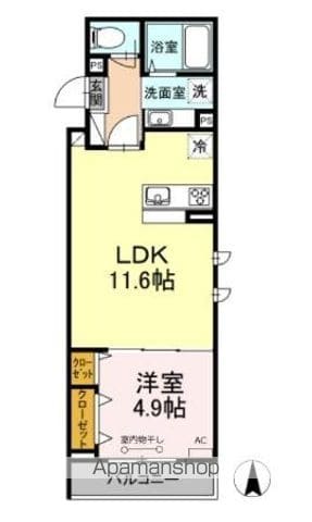 大田区久が原のアパートの間取り