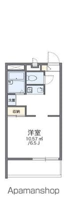 レオパレス豊南[1K/23.18m2]の間取図