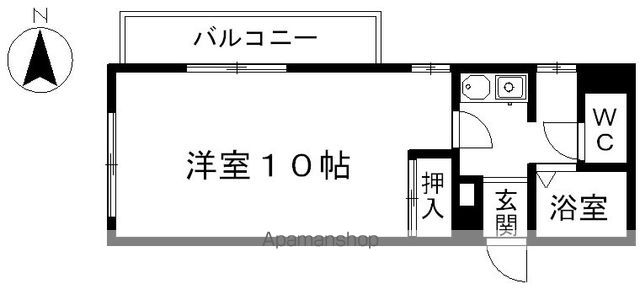 ハイツ千年の間取り写真