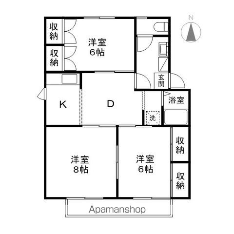 グリーンハイツ新井の間取り写真