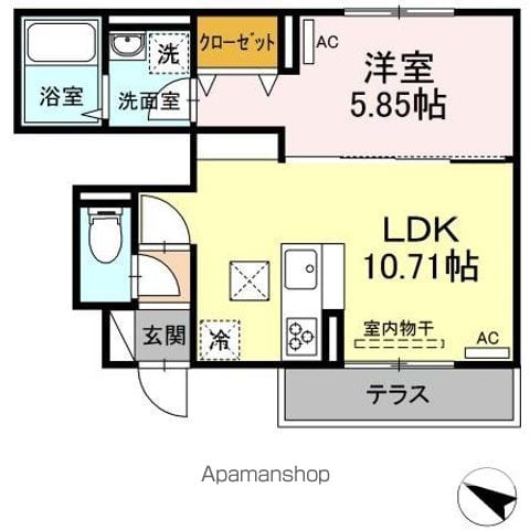 エクセリア北烏山の間取り