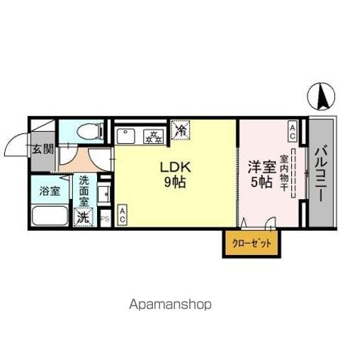 【グラナーデ東新町の間取り】