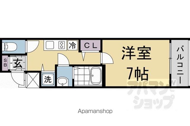 アドバンス京都烏丸町の間取り写真