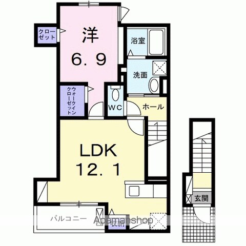 同じ建物の物件間取り写真 - ID:211053122094