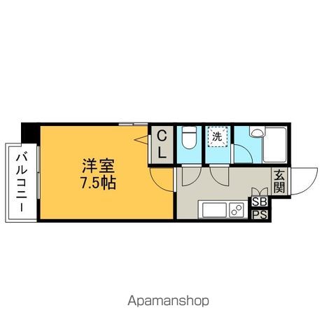 【ロマネスク日赤通りの間取り】