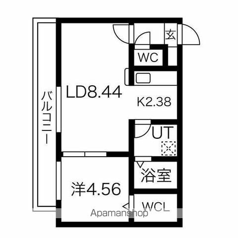 HARNESS南11条の間取り写真