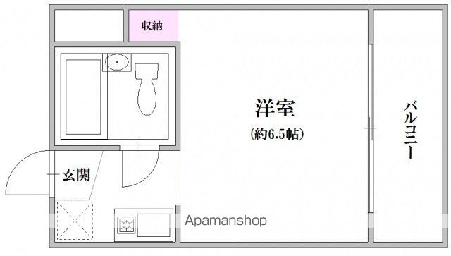 コーポ円満地の間取り写真