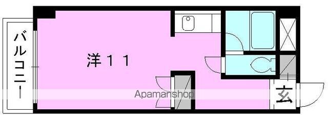 ＭＯＭＯ東雲[1R/22.25m2]の間取図