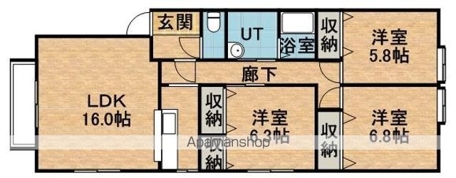 ロイヤルアートの間取り写真