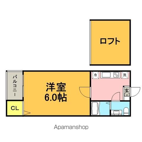 シャローム井尻Ⅰの間取り