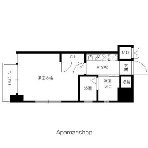 アクアシティイーストパークの間取り