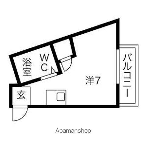 ユニバーサル島田の間取り写真